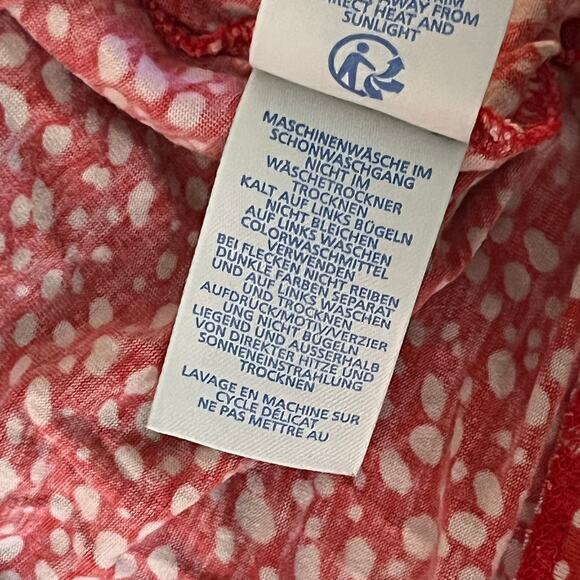 Boden Women’s Pink Printed V-Neck Audrey Long Sleeve Top Size 2 - Picture 6 of 8